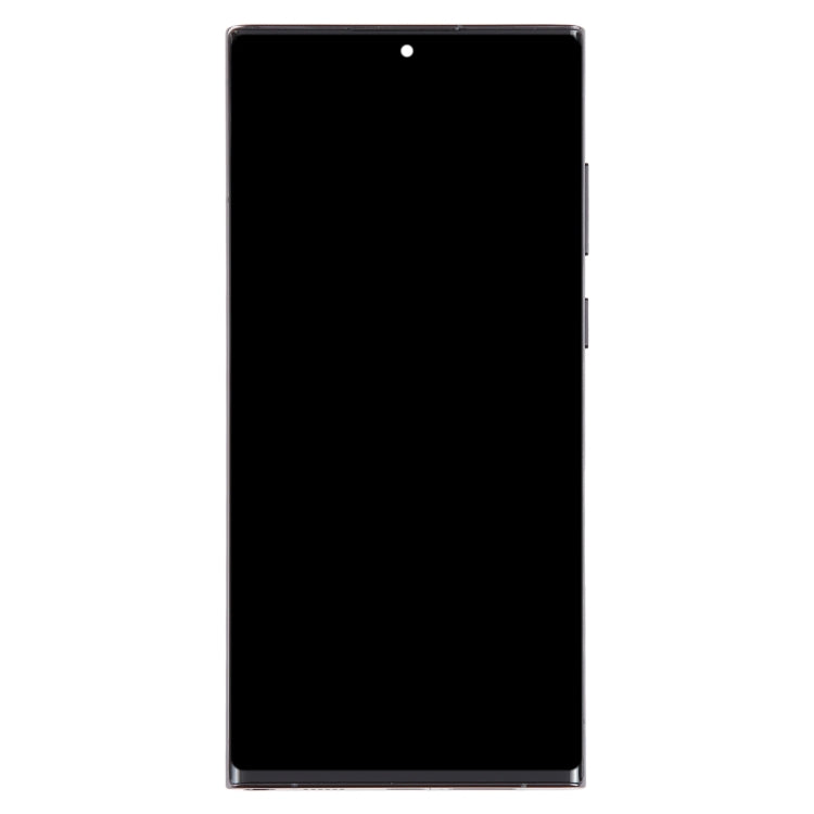 For Samsung Galaxy S22 Ultra 5G SM-S908U US Edition 6.78 inch OLED LCD Screen Digitizer Full Assembly with Frame (Black) - free shipping - PMc TechLife - Order now!