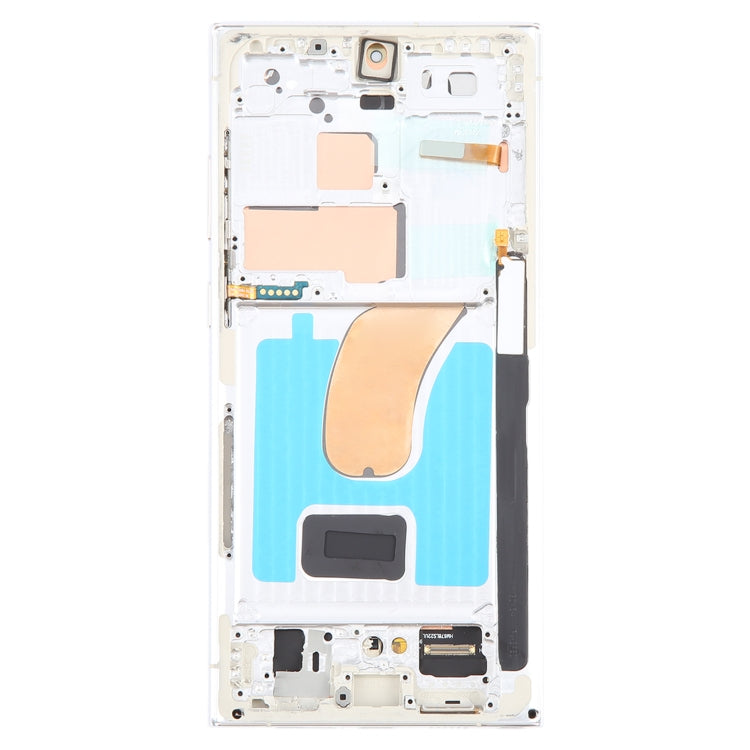 For Samsung Galaxy S23 Ultra 5G SM-S918U US Edition 6.78 inch OLED LCD Screen Digitizer Full Assembly with Frame (Silver) - free shipping - PMc TechLife - Order now!