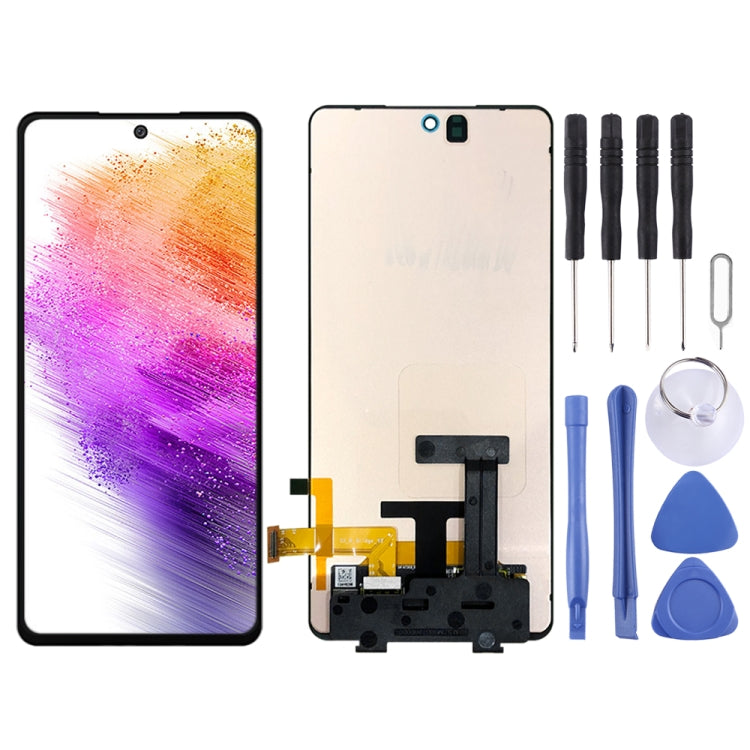 Original Super AMOLED LCD Screen For Samsung Galaxy A73 with Digitizer Full Assembly - free shipping - PMc TechLife - Order now!