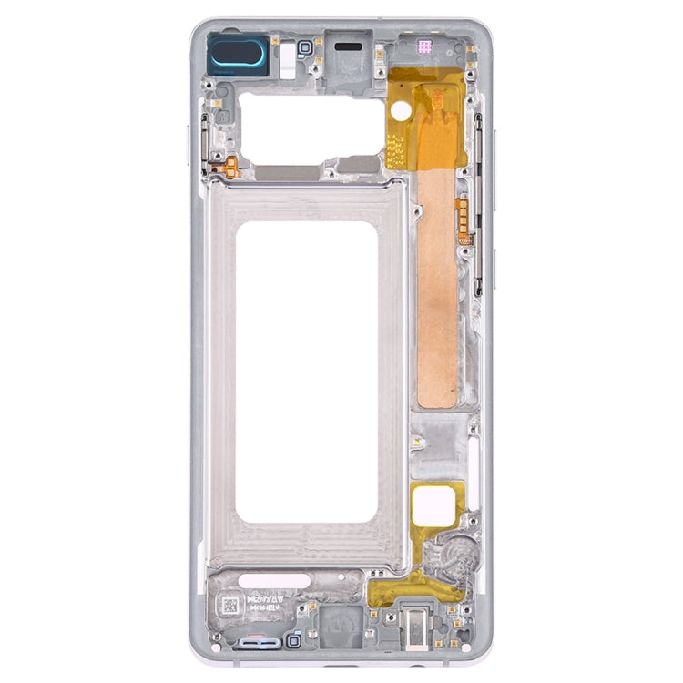For Samsung Galaxy S10+ Middle Frame Bezel Plate with Side Keys (Silver) - free shipping - PMc TechLife - Order now!