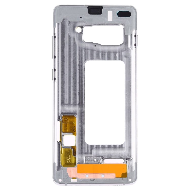 For Samsung Galaxy S10+ Middle Frame Bezel Plate with Side Keys (Silver) - free shipping - PMc TechLife - Order now!