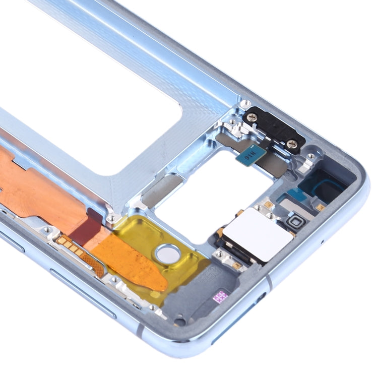 For Samsung Galaxy S10e SM-G970F/DS, SM-G970U, SM-G970W  Middle Frame Bezel Plate with Side Keys (Blue) - free shipping - PMc TechLife - Order now!