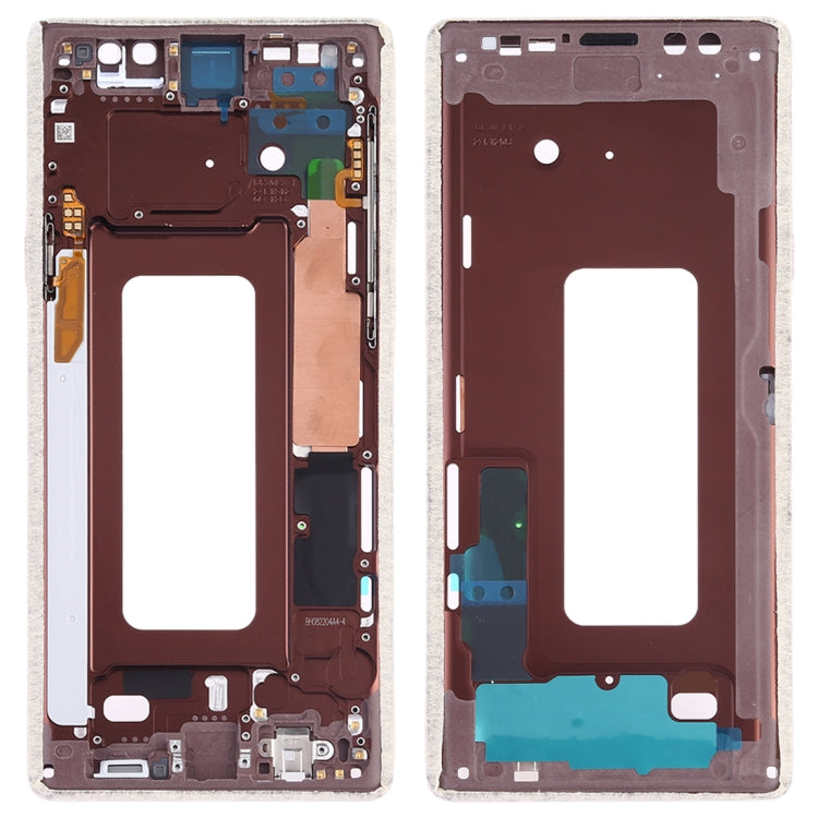 For Samsung Galaxy Note9 SM-N960F/DS, SM-N960U, SM-N9600/DS  Middle Frame Bezel Plate with Side Keys (Gold) - free shipping - PMc TechLife - Order now!