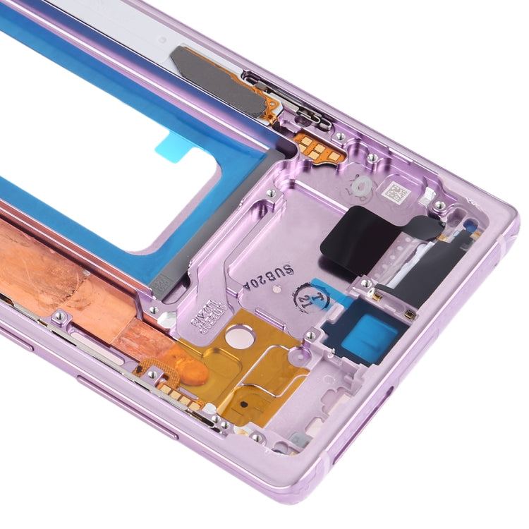 For Samsung Galaxy Note9 SM-N960F/DS, SM-N960U, SM-N9600/DS  Middle Frame Bezel Plate with Side Keys (Purple) - free shipping - PMc TechLife - Order now!