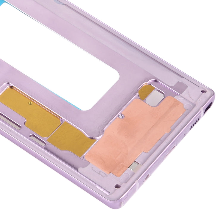 For Samsung Galaxy Note9 SM-N960F/DS, SM-N960U, SM-N9600/DS  Middle Frame Bezel Plate with Side Keys (Purple) - free shipping - PMc TechLife - Order now!