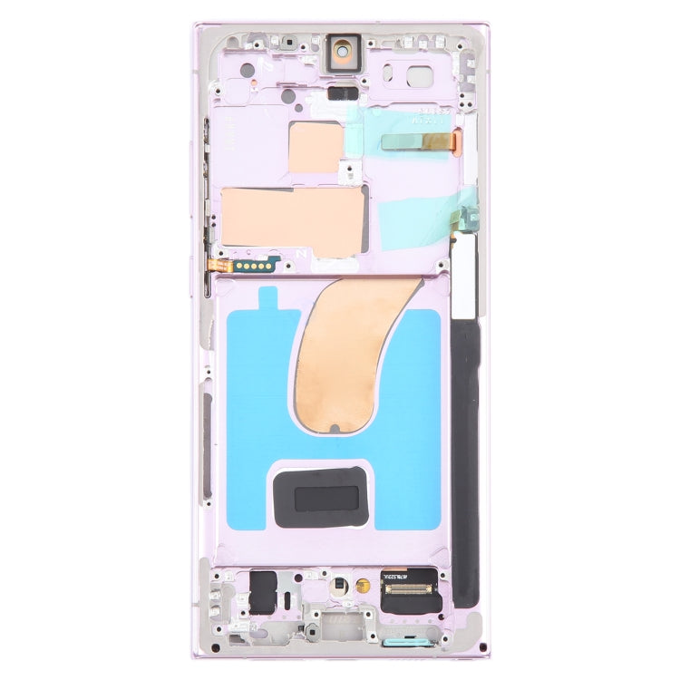 For Samsung Galaxy S23 Ultra 5G SM-S918B EU Edition 6.78 inch OLED LCD Screen Digitizer Full Assembly with Frame (Purple) - free shipping - PMc TechLife - Order now!