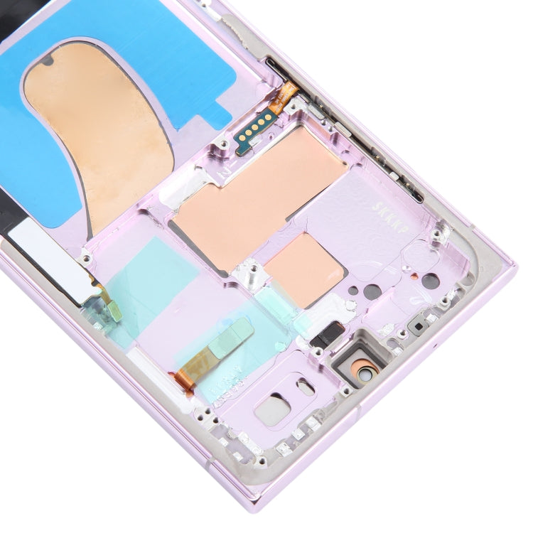 For Samsung Galaxy S23 Ultra 5G SM-S918B EU Edition 6.78 inch OLED LCD Screen Digitizer Full Assembly with Frame (Purple) - free shipping - PMc TechLife - Order now!
