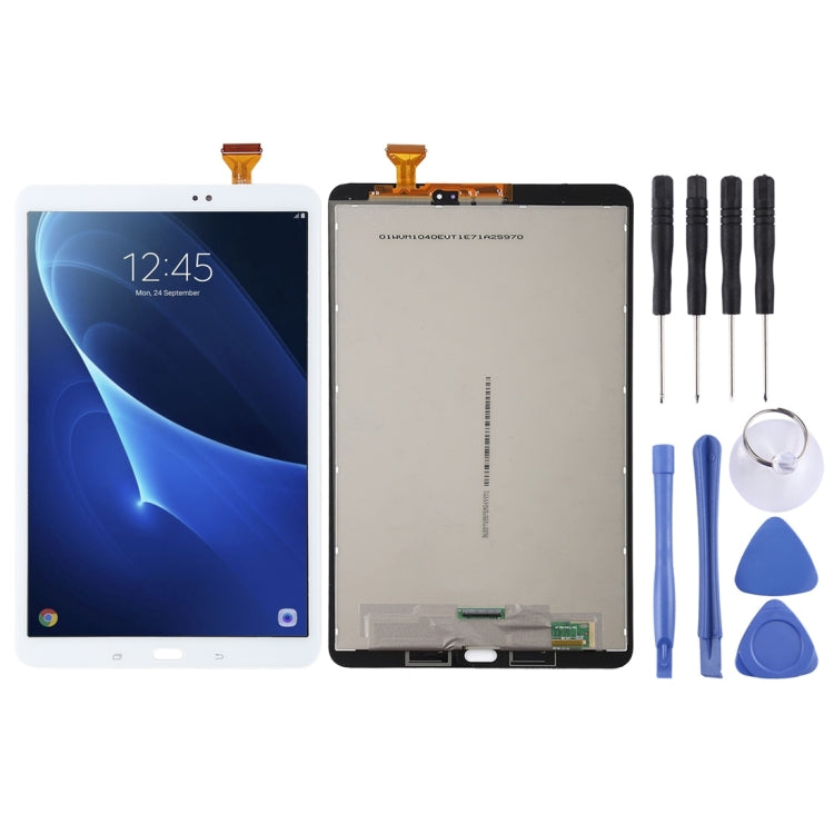 Original LCD Screen for Samsung Galaxy Tab A 10.1 / T585 with Digitizer Full Assembly (White) - free shipping - PMc TechLife - Order now!
