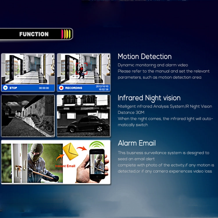 A41U-ZS 5 in 1 4 Channel Dual Stream H.264 1080N  AHD DVR, Support AHD / TVI / CVI / CVBS / IP Signal(Black) - Digital Video Recorder by PMc TechLife | Online Shopping South Africa | PMc TechLife | Buy Now Pay Later Mobicred