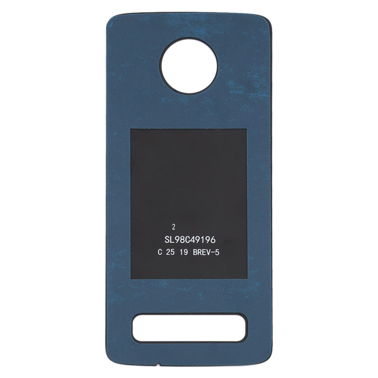 Battery Back Cover for Motorola Moto Z4(Black) - Back Cover by PMC TechLife | Online Shopping South Africa | PMC TechLife | Buy Now Pay Later Mobicred