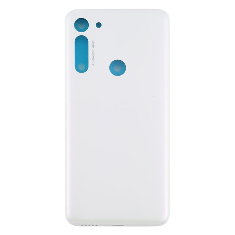 Battery Back Cover for Motorola Moto G8 (White) - Back Cover by PMC TechLife | Online Shopping South Africa | PMC TechLife | Buy Now Pay Later Mobicred