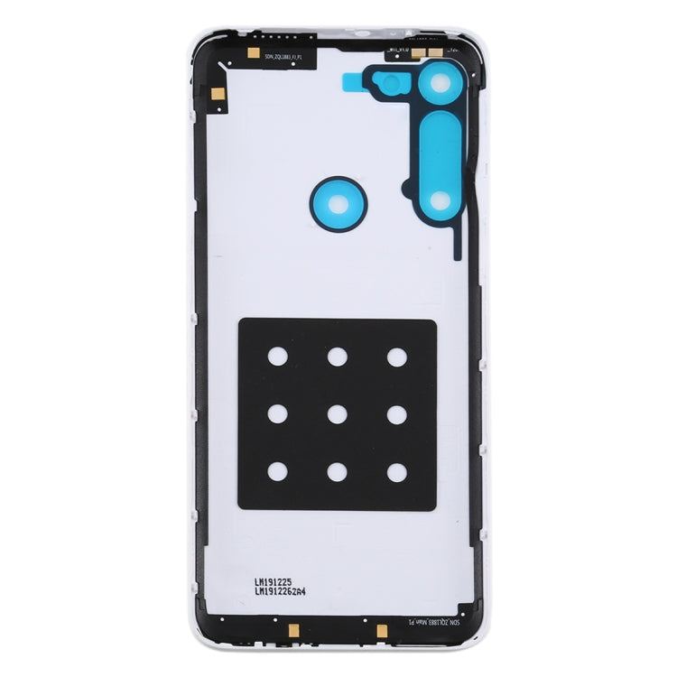 Battery Back Cover for Motorola Moto G8 (White) - Back Cover by PMC TechLife | Online Shopping South Africa | PMC TechLife | Buy Now Pay Later Mobicred