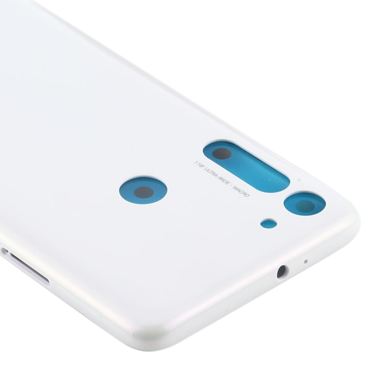 Battery Back Cover for Motorola Moto G8 (White) - Back Cover by PMC TechLife | Online Shopping South Africa | PMC TechLife | Buy Now Pay Later Mobicred