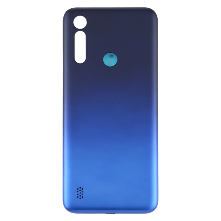 Battery Back Cover for Motorola Moto G8 Power Lite (Dark Blue) - Back Cover by PMC TechLife | Online Shopping South Africa | PMC TechLife | Buy Now Pay Later Mobicred