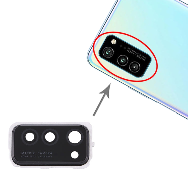 For Huawei Honor V30  10pcs Camera Lens Cover (Black) - Camera by PMC TechLife | Online Shopping South Africa | PMC TechLife | Buy Now Pay Later Mobicred
