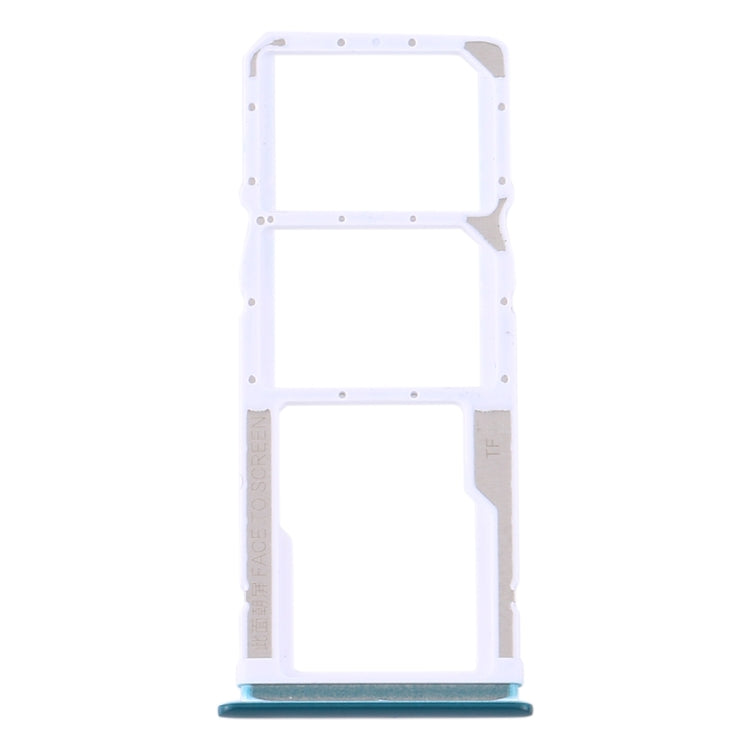 SIM Card Tray + SIM Card Tray + Micro SD Card Tray for Xiaomi Redmi 10X 4G / Redmi Note 9(Green) - Card Tray by PMc TechLife | Online Shopping South Africa | PMc TechLife | Buy Now Pay Later Mobicred
