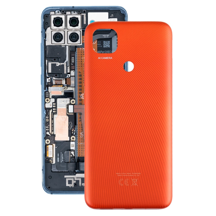 Original Battery Back Cover for Xiaomi Redmi 9C/Redmi 9C NFC/Redmi 9 (India)/M2006C3MG,M2006C3MNG,M2006C3MII,M2004C3MI(Orange) - Back Cover by PMC TechLife | Online Shopping South Africa | PMC TechLife | Buy Now Pay Later Mobicred