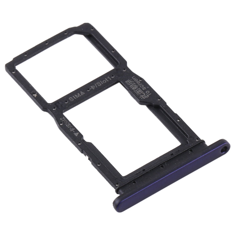 SIM Card Tray + SIM Card Tray / Micro SD Card Tray for Huawei Y9s(Purple) - Card Socket by PMc TechLife | Online Shopping South Africa | PMc TechLife | Buy Now Pay Later Mobicred