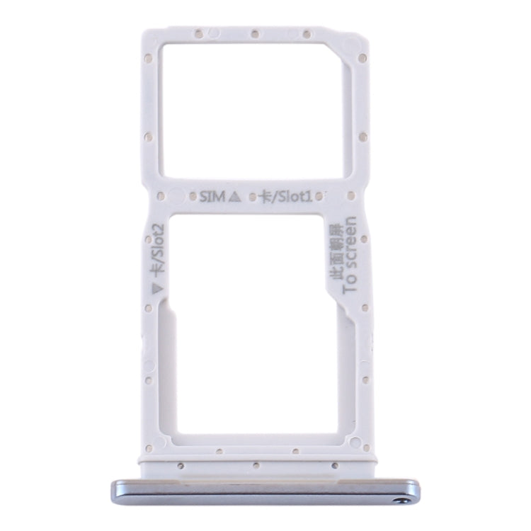 SIM Card Tray + SIM Card Tray / Micro SD Card Tray for Huawei Y9s(Silver) - Card Socket by PMc TechLife | Online Shopping South Africa | PMc TechLife | Buy Now Pay Later Mobicred