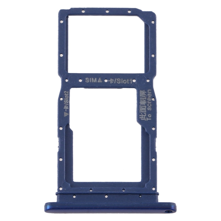 SIM Card Tray + SIM Card Tray / Micro SD Card Tray for Huawei Y9s 2020 (Blue) - Card Socket by PMc TechLife | Online Shopping South Africa | PMc TechLife | Buy Now Pay Later Mobicred