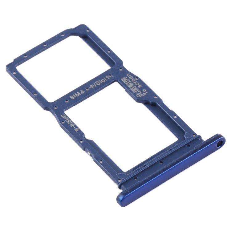 SIM Card Tray + SIM Card Tray / Micro SD Card Tray for Huawei Y9s 2020 (Blue) - Card Socket by PMc TechLife | Online Shopping South Africa | PMc TechLife | Buy Now Pay Later Mobicred