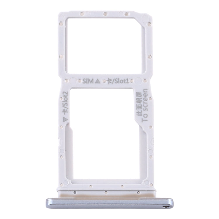 SIM Card Tray + SIM Card Tray / Micro SD Card Tray for Huawei Y9s 2020 (Silver) - Card Socket by PMc TechLife | Online Shopping South Africa | PMc TechLife | Buy Now Pay Later Mobicred