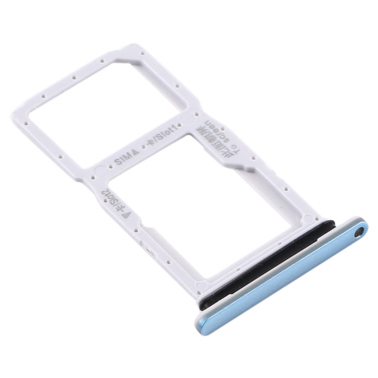 SIM Card Tray + SIM Card Tray / Micro SD Card Tray for Huawei Y9s 2020 (Baby Blue) - Card Socket by PMc TechLife | Online Shopping South Africa | PMc TechLife | Buy Now Pay Later Mobicred