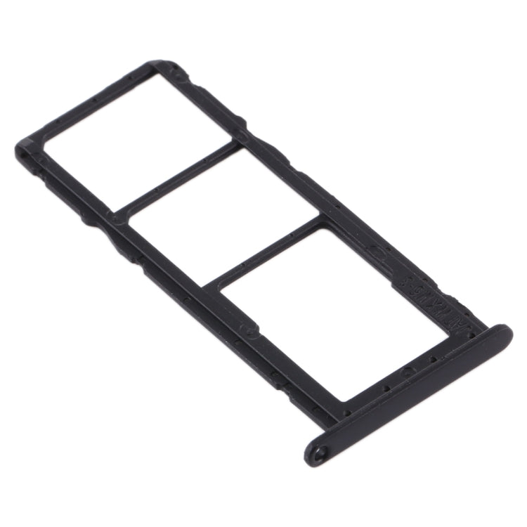 SIM Card Tray + SIM Card Tray + Micro SD Card Tray for Huawei Honor 8A Pro (Black) - Card Socket by PMc TechLife | Online Shopping South Africa | PMc TechLife | Buy Now Pay Later Mobicred