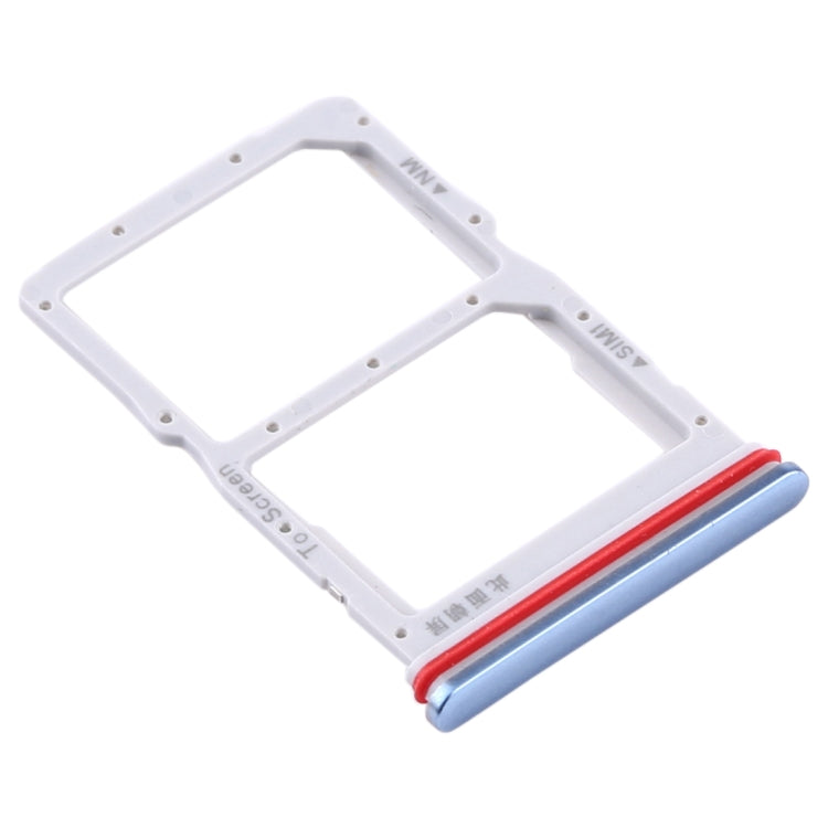 SIM Card Tray + NM Card Tray for Huawei P40 Lite 5G (Baby Blue) - Card Socket by PMc TechLife | Online Shopping South Africa | PMc TechLife | Buy Now Pay Later Mobicred