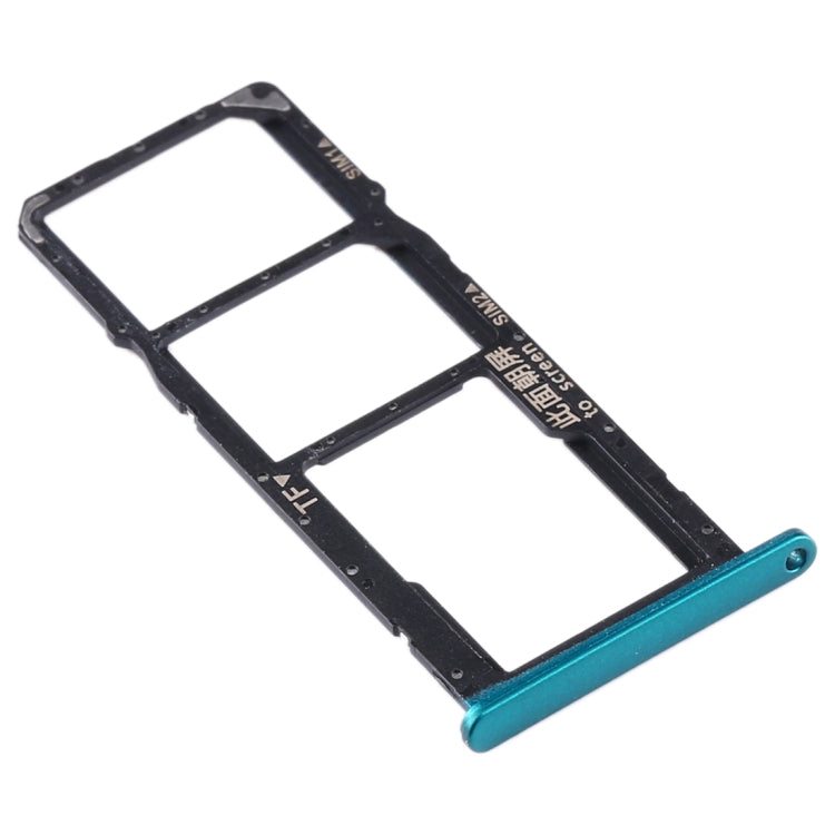 SIM Card Tray + SIM Card Tray + Micro SD Card Tray for Huawei Y6s (2020) (Green) - Card Socket by PMc TechLife | Online Shopping South Africa | PMc TechLife | Buy Now Pay Later Mobicred