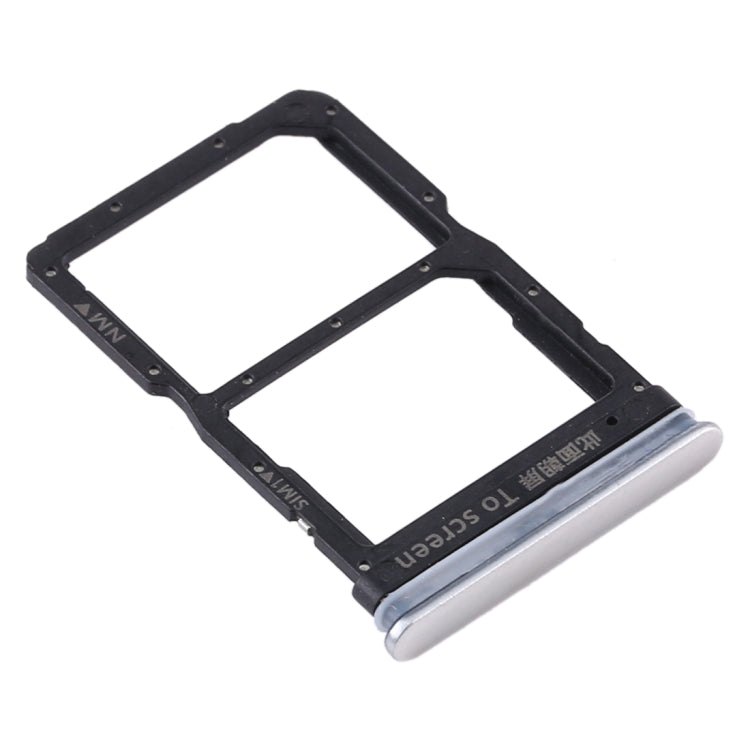 SIM Card Tray + SIM Card Tray for Huawei Honor 30 Youth (Silver) - Card Socket by PMc TechLife | Online Shopping South Africa | PMc TechLife | Buy Now Pay Later Mobicred