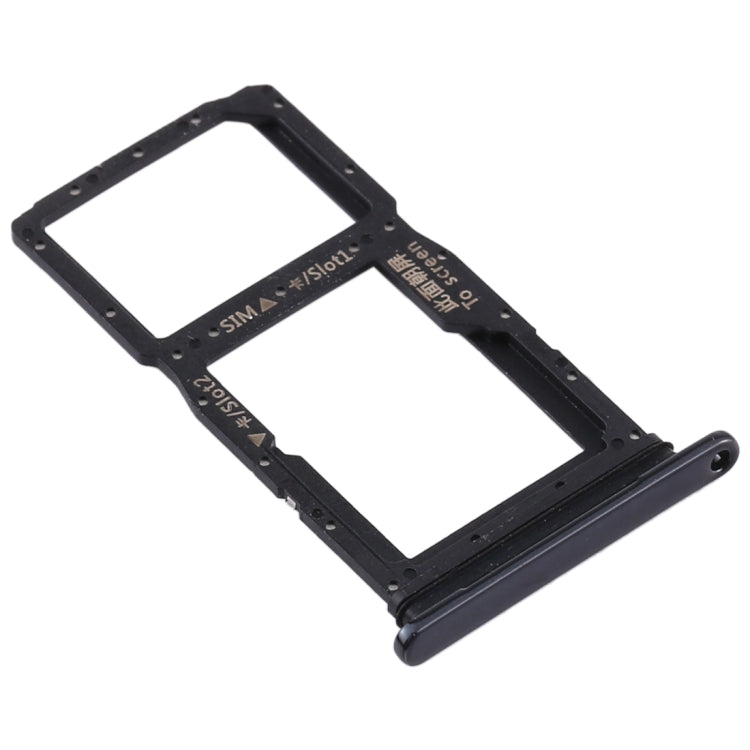 SIM Card Tray + SIM Card Tray / Micro SD Card Tray for Huawei Enjoy Z 5G (Black) - Card Socket by PMc TechLife | Online Shopping South Africa | PMc TechLife | Buy Now Pay Later Mobicred