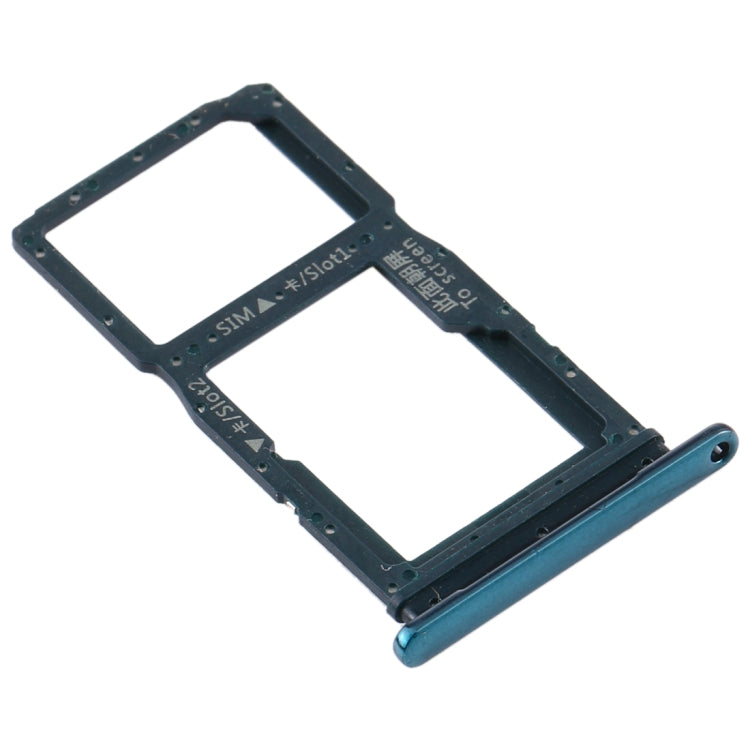 SIM Card Tray + SIM Card Tray / Micro SD Card Tray for Huawei Enjoy Z 5G (Green) - Card Socket by PMc TechLife | Online Shopping South Africa | PMc TechLife | Buy Now Pay Later Mobicred