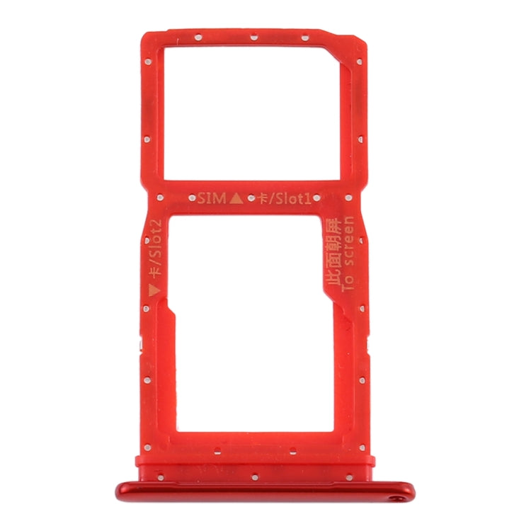 SIM Card Tray + SIM Card Tray / Micro SD Card Tray for Huawei Enjoy Z 5G (Red) - Card Socket by PMc TechLife | Online Shopping South Africa | PMc TechLife | Buy Now Pay Later Mobicred