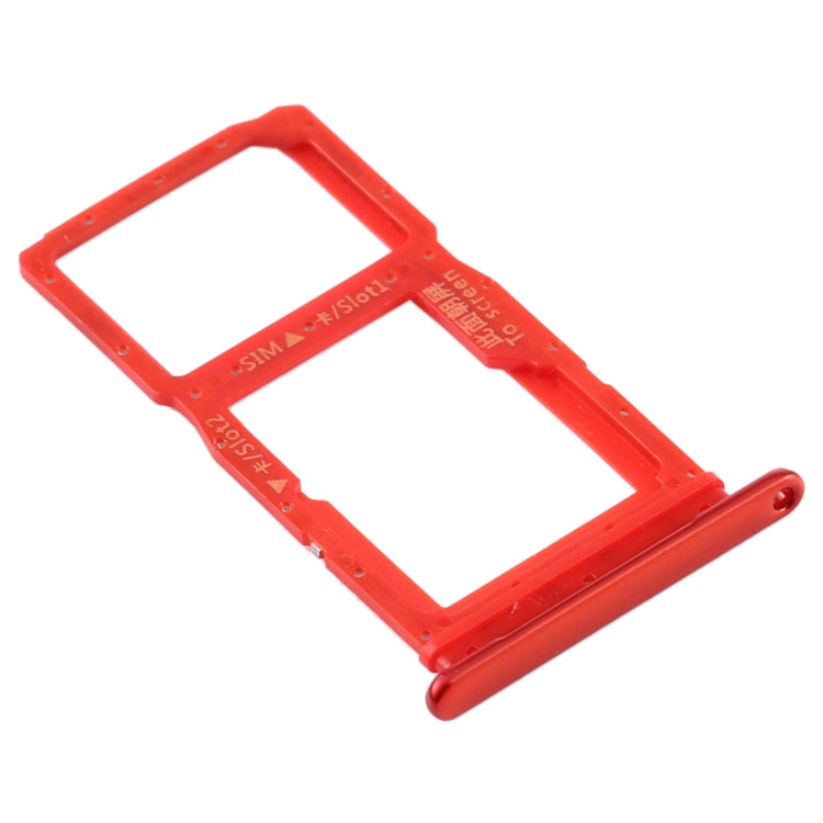 SIM Card Tray + SIM Card Tray / Micro SD Card Tray for Huawei Enjoy Z 5G (Red) - Card Socket by PMc TechLife | Online Shopping South Africa | PMc TechLife | Buy Now Pay Later Mobicred