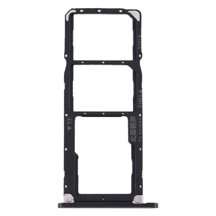 SIM Card Tray + SIM Card Tray + Micro SD Card Tray for Huawei Enjoy Max (Black) - Card Socket by PMc TechLife | Online Shopping South Africa | PMc TechLife | Buy Now Pay Later Mobicred