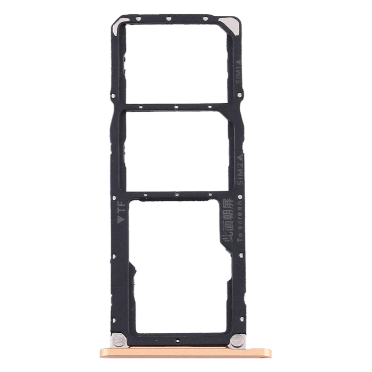 SIM Card Tray + SIM Card Tray + Micro SD Card Tray for Huawei Enjoy Max (Gold) - Card Socket by PMc TechLife | Online Shopping South Africa | PMc TechLife | Buy Now Pay Later Mobicred