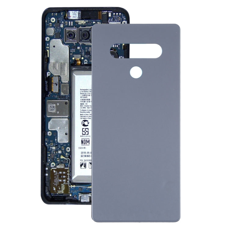 Battery Back Cover for LG Stylo 6 LMQ730TM LM-Q730TM(Grey) - For LG by PMC TechLife | Online Shopping South Africa | PMC TechLife | Buy Now Pay Later Mobicred