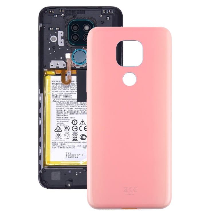 Battery Back Cover for Motorola Moto G9 Play / Moto G9 (India) (Pink) - Back Cover by PMc TechLife | Online Shopping South Africa | PMc TechLife | Buy Now Pay Later Mobicred