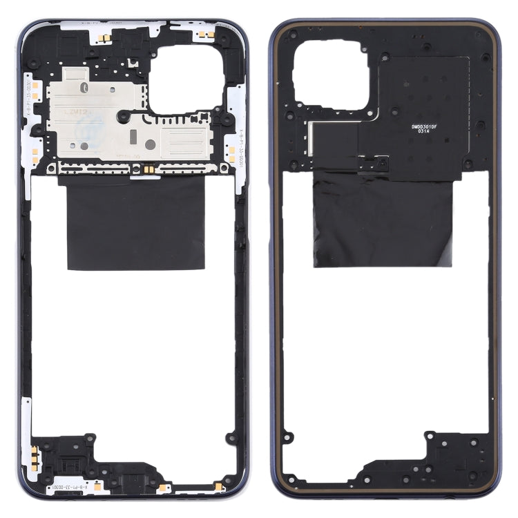 For OPPO A92s/Reno4 Z 5G PDKM00 Middle Frame Bezel Plate (Black) - Frame Bezel Plate by PMC TechLife | Online Shopping South Africa | PMC TechLife | Buy Now Pay Later Mobicred