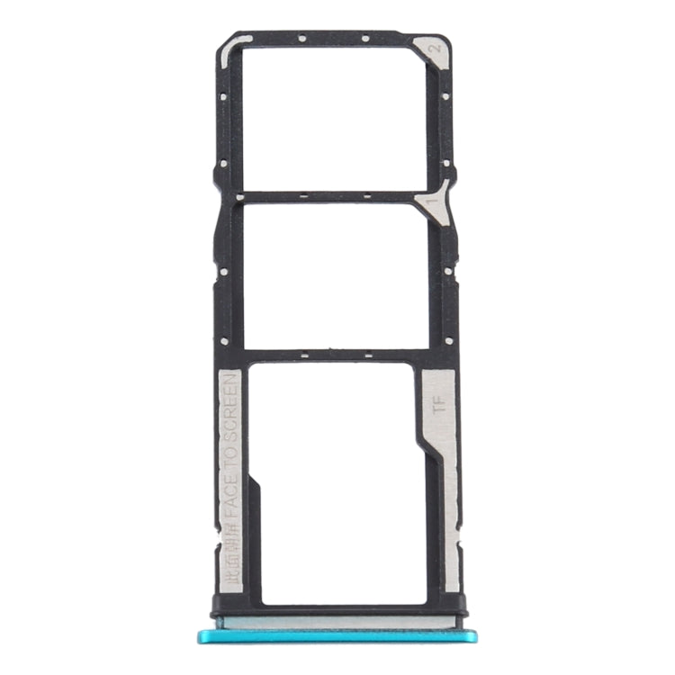 SIM Card Tray + SIM Card Tray + Micro SD Card Tray for Xiaomi Redmi 9(Green) - Card Tray by PMc TechLife | Online Shopping South Africa | PMc TechLife | Buy Now Pay Later Mobicred