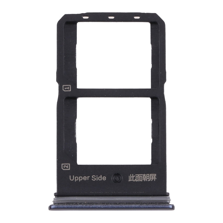 For Vivo Y70s V2002A SIM Card Tray + SIM Card Tray (Black) - Card Tray by PMC TechLife | Online Shopping South Africa | PMC TechLife | Buy Now Pay Later Mobicred