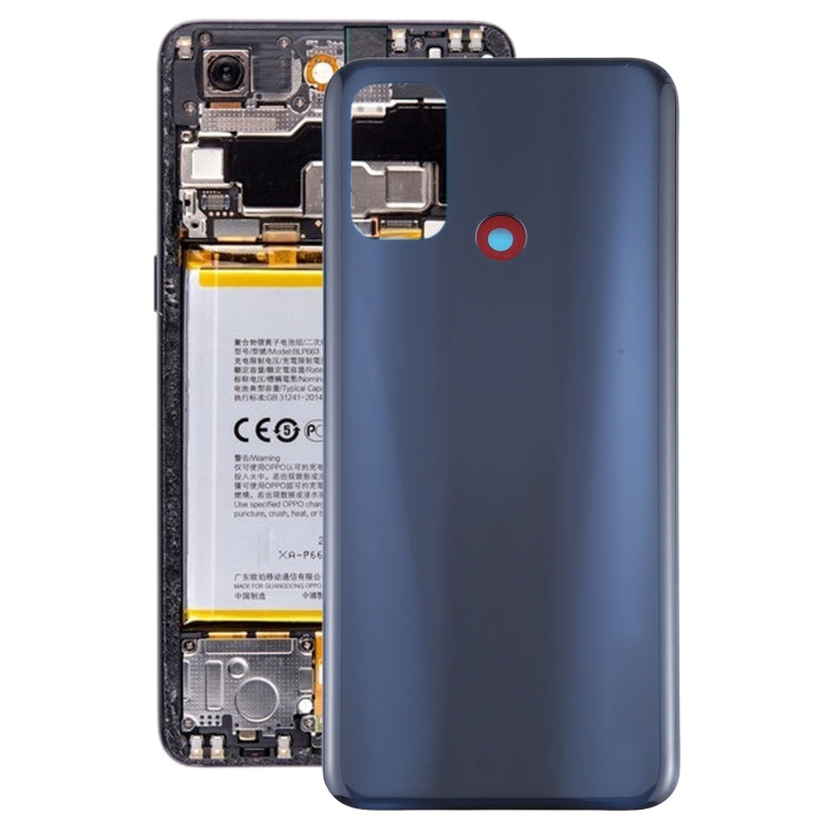 For OPPO A53 2020 / A53 4G / A53s / A32 4G / A33 2020 CPH2127 Battery Back Cover (Black) - Back Cover by PMc TechLife | Online Shopping South Africa | PMc TechLife | Buy Now Pay Later Mobicred