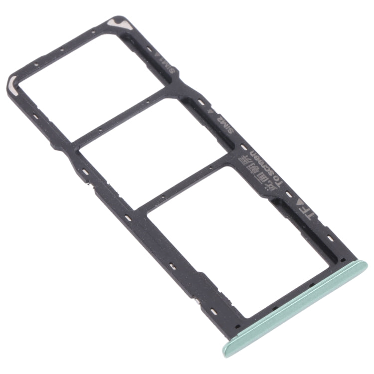 For OPPO Realme C11 RMX2185  SIM Card Tray + SIM Card Tray + Micro SD Card Tray (Green) - free shipping - PMC TechLife - Order now!
