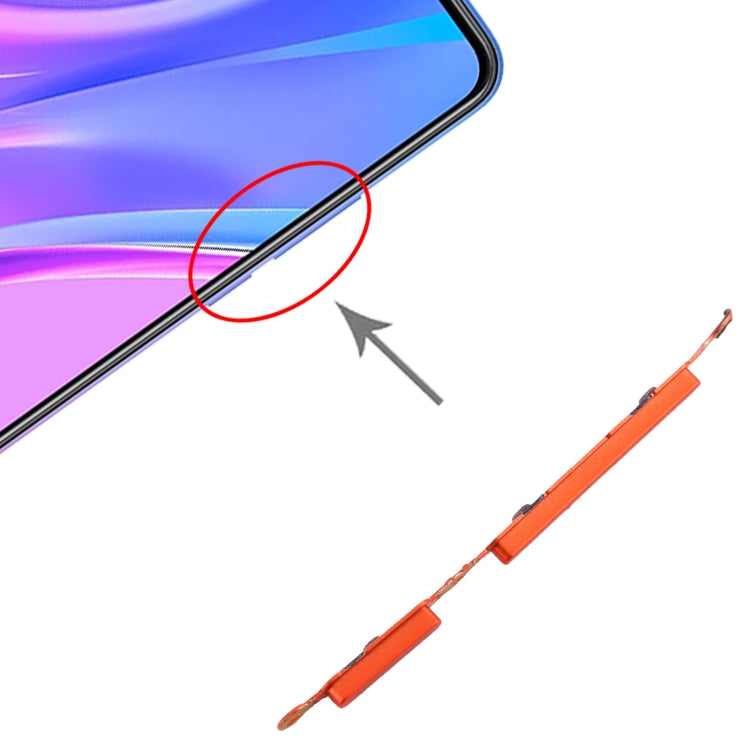 Power Button and Volume Control Button for Xiaomi Redmi 9A(Red) - Home key & Side Key by PMc TechLife | Online Shopping South Africa | PMc TechLife | Buy Now Pay Later Mobicred