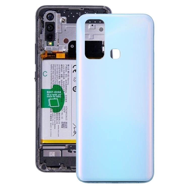 For Vivo Y50 / 1935 Battery Back Cover (White) - Back Cover by PMC TechLife | Online Shopping South Africa | PMC TechLife | Buy Now Pay Later Mobicred