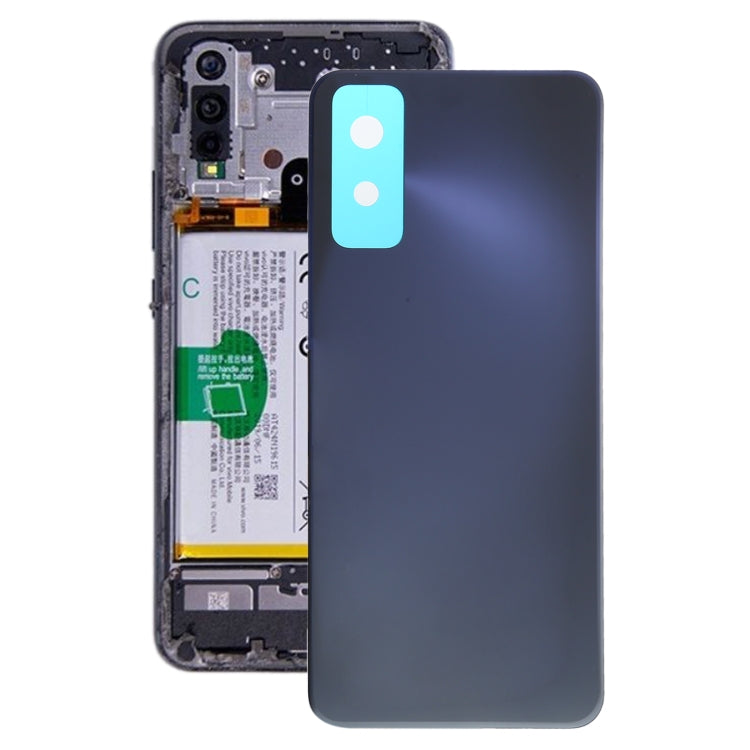For Vivo Y30 / V2034A Battery Back Cover (Black) - Back Cover by PMc TechLife | Online Shopping South Africa | PMc TechLife | Buy Now Pay Later Mobicred
