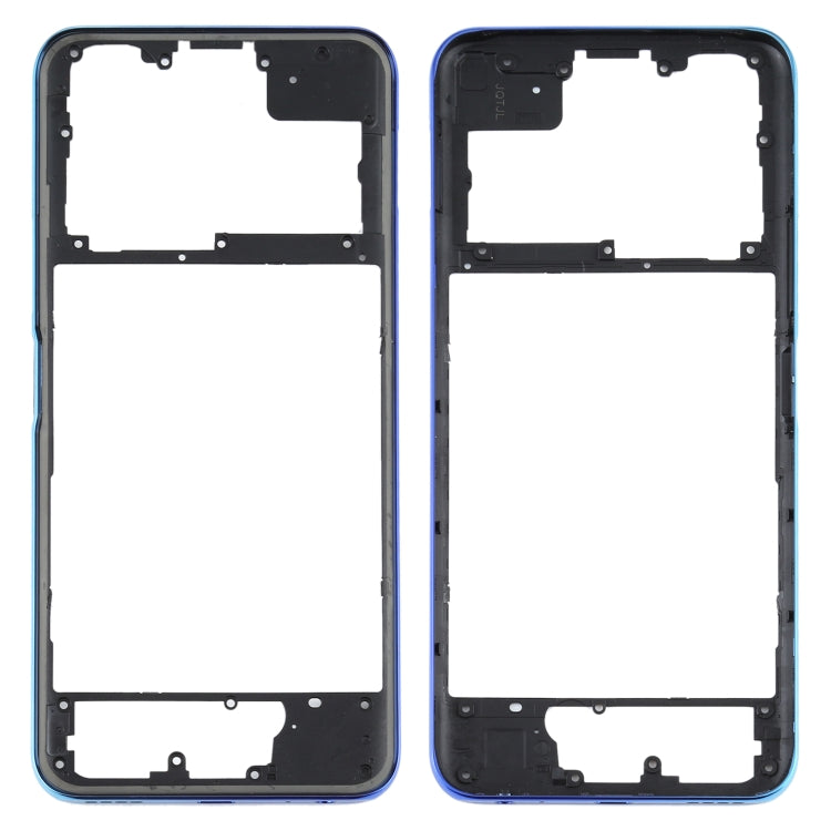 For Vivo Y51s V2002A Middle Frame Bezel Plate(Blue) - Frame Bezel Plate by PMc TechLife | Online Shopping South Africa | PMc TechLife | Buy Now Pay Later Mobicred