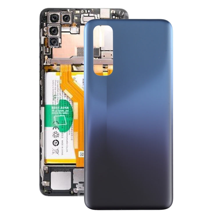 For OPPO Realme 7 / RMX2155 / RMX2151 / RMX2163 Battery Back Cover (Black) - Back Cover by PMC TechLife | Online Shopping South Africa | PMC TechLife | Buy Now Pay Later Mobicred