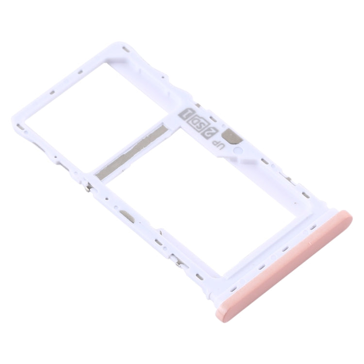 SIM Card Tray + SIM Card Tray / Micro SD Card Tray for Motorola Moto G9 Play/Moto G9 (India) (Pink) - Card Socket by PMc TechLife | Online Shopping South Africa | PMc TechLife | Buy Now Pay Later Mobicred